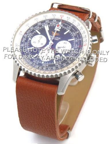 breitling navitimer nato strap|Breitling Navitimer strap options.